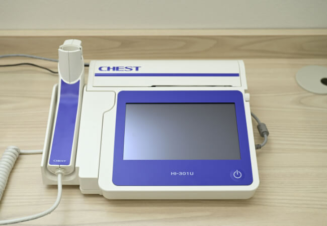 スパイロメータ(呼吸機能検査)